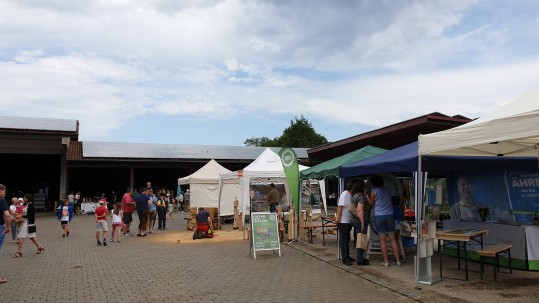 Aussteller auf dem Hoffest