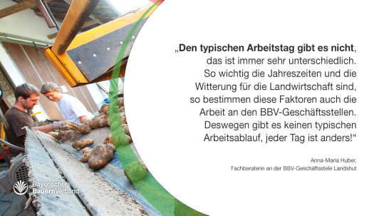 Über den Arbeitsalltag im Bayerischen Bauernverband