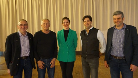 Vorstand der MEG mit Josef Brustmann