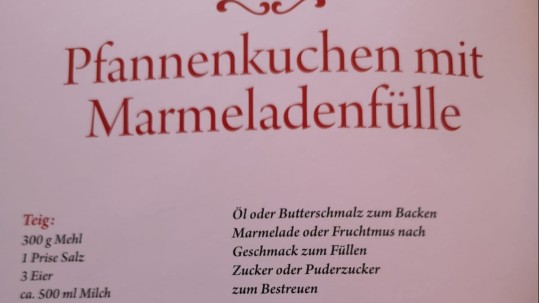 Pfannkuchen Pfannkuchen