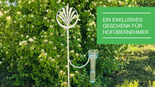 Regenmesser - Exklusives Geschenk für Hofübernehmer Regenmesser - Exklusives Geschenk für Hofübernehmer