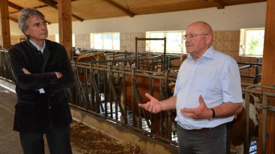 Axel Bartelt und Josef Wutz im Gespräch
