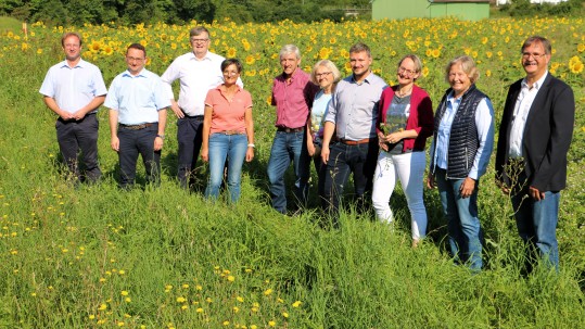 Pressetermin-Blühflächenpatenschaften