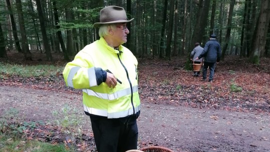 Schwammerl Sieggi in Aktion Schwammerl Sieggi führte die Gruppe