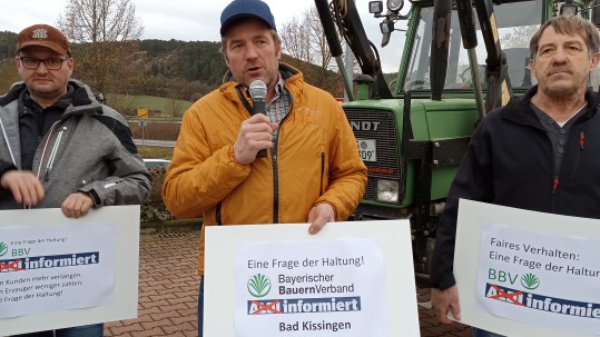 Kreisobmann während der Ansprache #Haltungswechsel_6