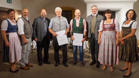 Ausgeschiedene Ortsobmänner 20 Jahre