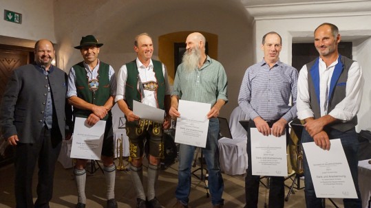 Ausgeschiedene Ortsobmänner nach 5 bzw. 10 Jahren