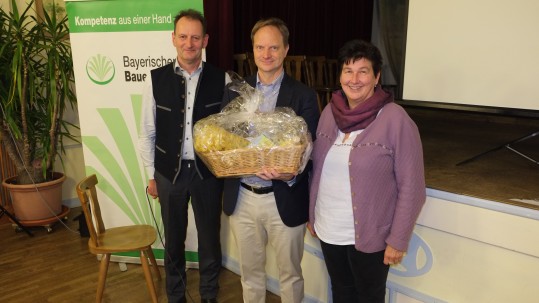 Kreisbauerntag Dank an Prof. Peer Ederer