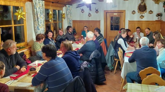 Fackelwanderung Ausklang im Hanneslabauer
