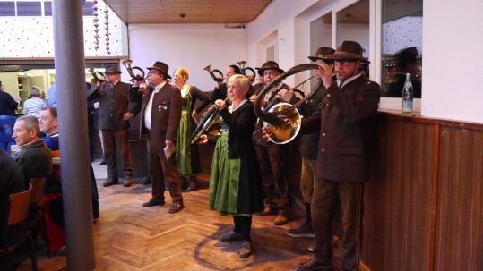 Jagdhornbläsergruppe der Kreisgruppe Bamberg