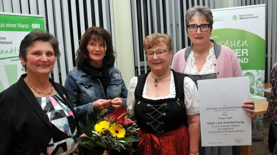 Ehrungen aktiver Ortsbäuerinnen