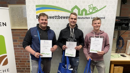 BWB-Landesentscheid Sieger Landwirtschaft I BWB-Landesentscheid Sieger Landwirtschaft I