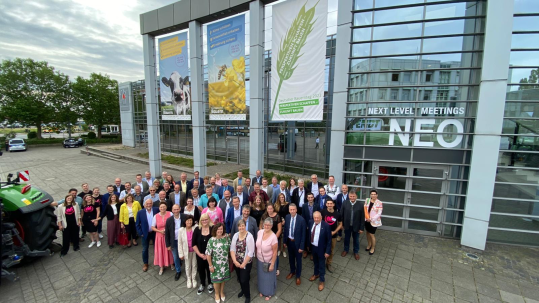 Die bayerischen Delegierten beim Deutschen Bauerntag 2023 in Münster.