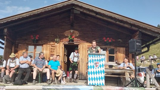 Almbegehung Hartmann bei der Almbegehung