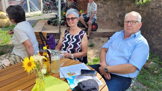 Ehrenkreisobmann Karlheinz Vogler 75 Jahre Landfrauen-Jubiläum auf der Trimburg