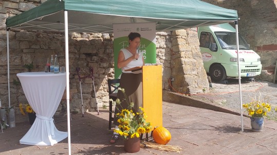 Landesbäuerin Christine Singer (Landkreis Garmisch-Partenkirchen) 75 Jahre Landfrauen-Jubiläum auf der Trimburg