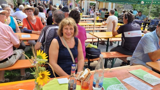 Feststimmung 75 Jahre Landfrauen-Jubiläum auf der Trimburg