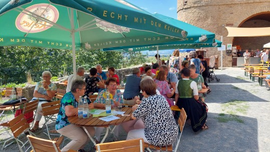 Nachmittagsgespräche 75 Jahre Landfrauen-Jubiläum auf der Trimburg