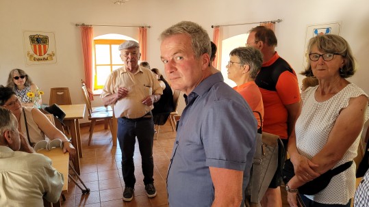 Führung durch die Trimburg 75 Jahre Landfrauen-Jubiläum auf der Trimburg