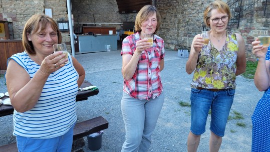 Nach einem gelungenen Festtag 75 Jahre Landfrauen-Jubiläum auf der Trimburg