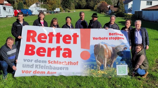 Aktion "Rettet Berta" im Kreisverband Starnberg