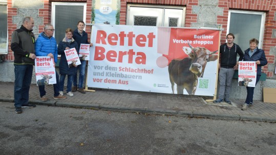 Aktion rettet Berta