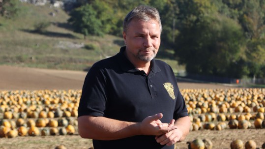 Markus Hiermeier ging auf die Herausforderungen für Biobetriebe ein.