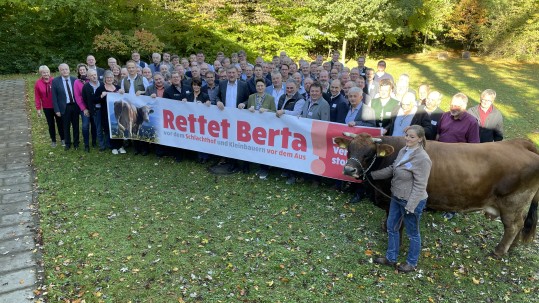 Kreisobmnner geben Startschuss für Aktion "Rettet  Berta"