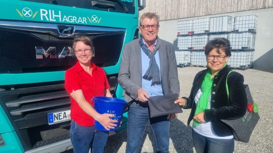 Spendenübergabe RLH-Eröffnung Markt Erlbach