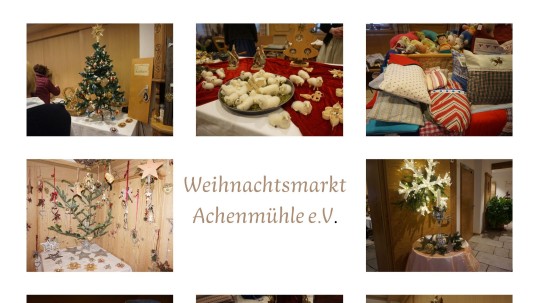 Weihnachtsmarkt Achenmühle