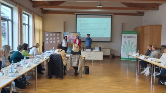 Genussmanagerin Miriam Dick und Genussbotschafter Bernhard Senkmüller referierten Seminar