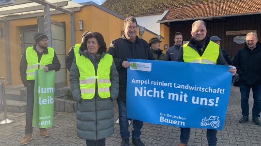 Demo KV Straubing 2023_12_21 Demo Aiterhofen