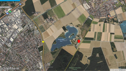Eching: Hollerner See, öffentlicher Parkplatz