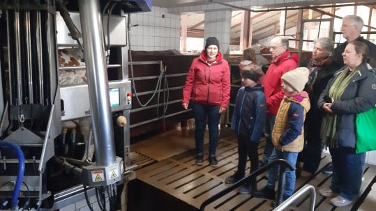 Betriebsbesichtigung Fam. Roidl in Irlbach