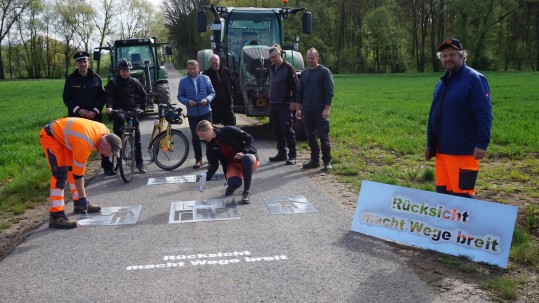 Rücksicht macht Wege breit Rücksicht macht Wege breit