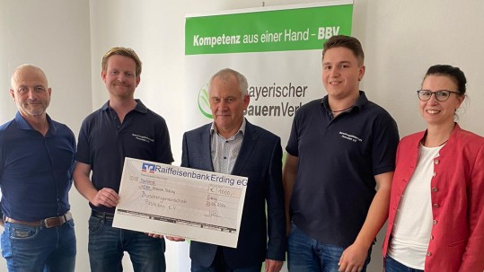 Spende Burschenverein an KDBH