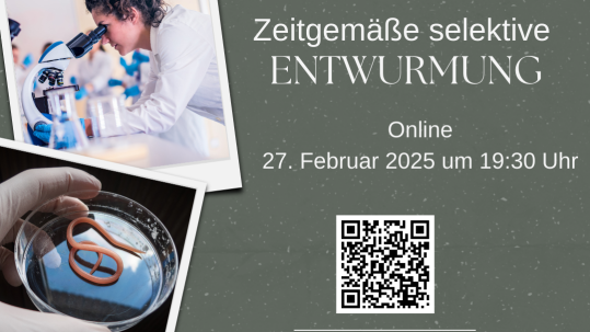 Online Kurs Zeitgemäße Entwurmung Pferde