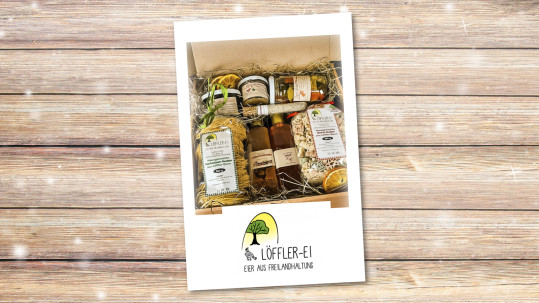 Geschenkpaket Löffler-Ei Geschenkpaket Löffler-Ei