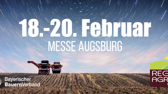 Bannwer RegioAgrar 2025 Plakat zur RegioAgrar Bayern vom 18. bis 20. Februar 2025