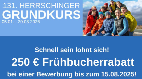 Grundkurs 2026 Frühbucherrabatt Grundkurs 2026 Frühbucherrabatt