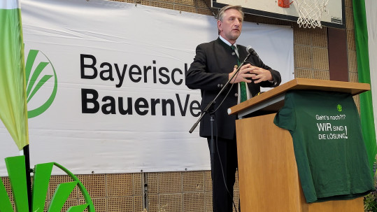 Bauerntag in Untertheres Festredner Günther Felßner