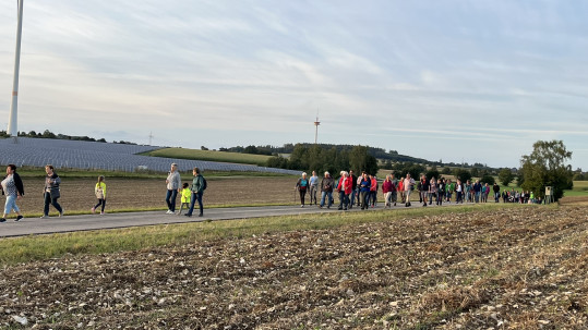 Eindrücke vom letzten Wanderabend in Burgsalach
