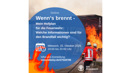 Kurs: Mein Hofplan für den Brandfall BBV Bildungswerk