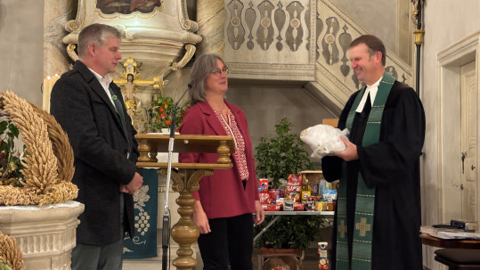 Dank an Pfarrer für den Gottesdienst Verabschiedung Pfarrer Krauter