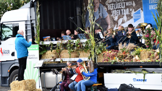 Posaunenchor beim Erntedankfest