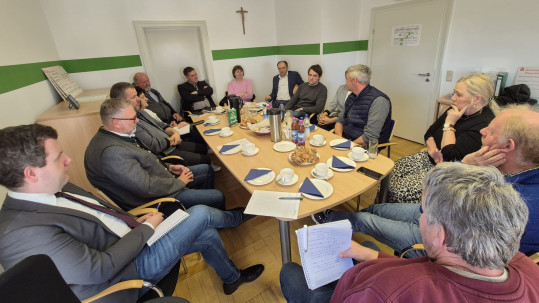 Landrat und Kreisvorstandschaft im Austausch