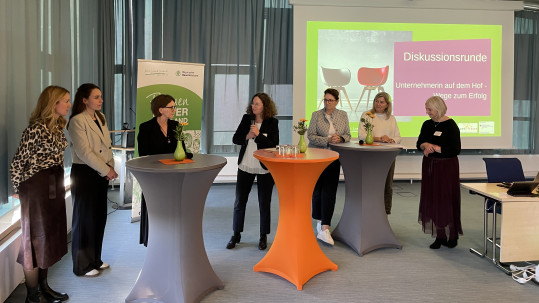Tag der landwirtschaftlichen Unternehmerin - Diskussionsrunde 