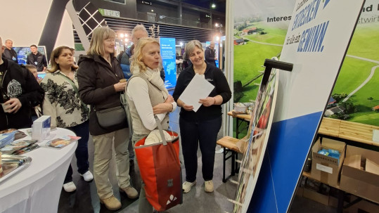 Die Besucher konnten ihr Wissen rund um die Landwirtschaft testen.