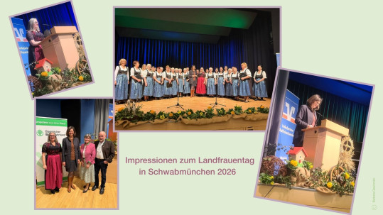 Impressionen zum Landfrauentag 2026 im Kreisverband Augsburg mit Landtagspräsidentin Ilse Aigner und Landfrauenchor 