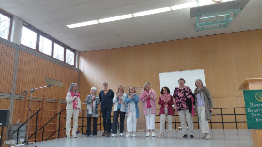 Strickmoden beim Landfrauentag